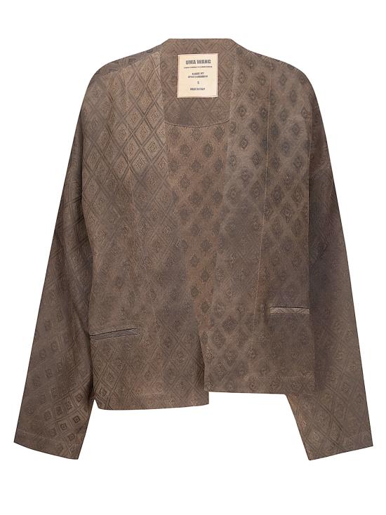 26SS 우마 왕 가디건 UP6011 UW690 DARK BROWN