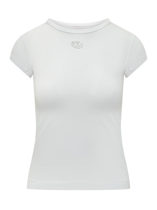 26SS 디젤 반팔 티셔츠 A199120AFAA 100 BIANCO