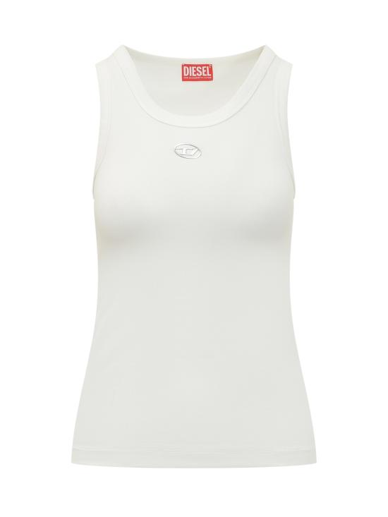 26SS 디젤 반팔 티셔츠 A199080JMBA 141 BIANCO