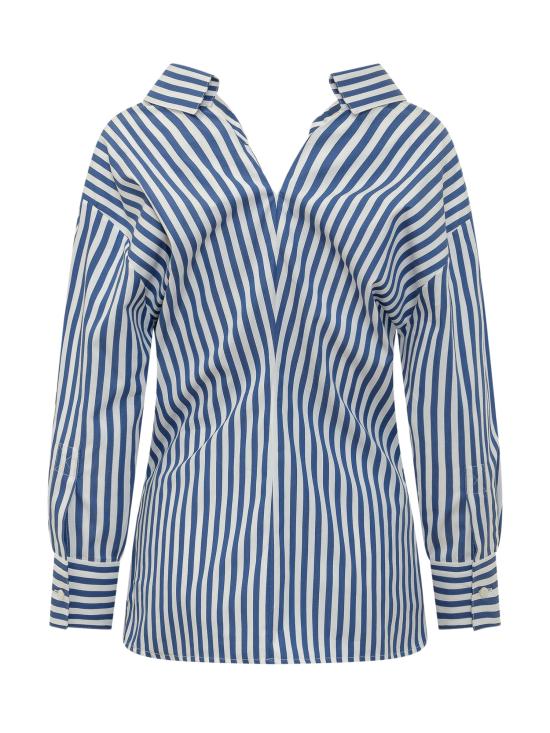 26SS 지방시 셔츠 BW61JH16CN 977 ELECTRIC BLUE WHITE - GIVENCHY