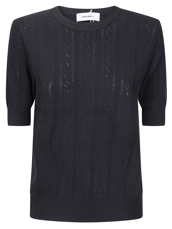 26SS 리사 양 반팔 티셔츠 2025330 OR Noir