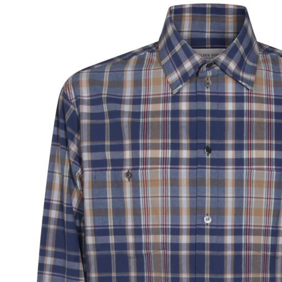 26SS 골든구스 긴팔 셔츠 GMP02639P00234155724 Blue - GOLDEN GOOSE