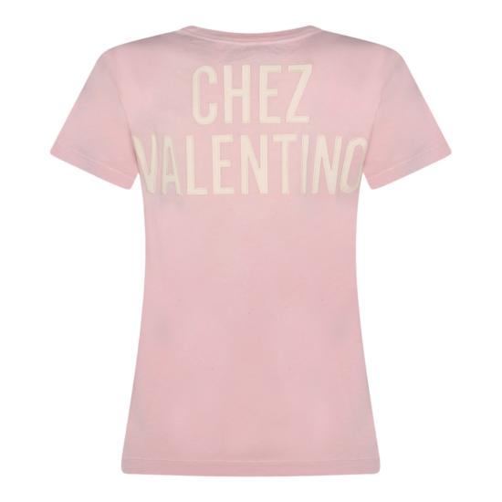 26SS 발렌티노 가라바니 반팔 티셔츠 8B3MG24Y9GLC5R Pink - VALENTINO GARAVANI