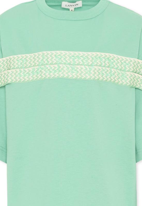 26SS [키즈] 랑방 티셔츠 N30362 68N GREEN - LANVIN