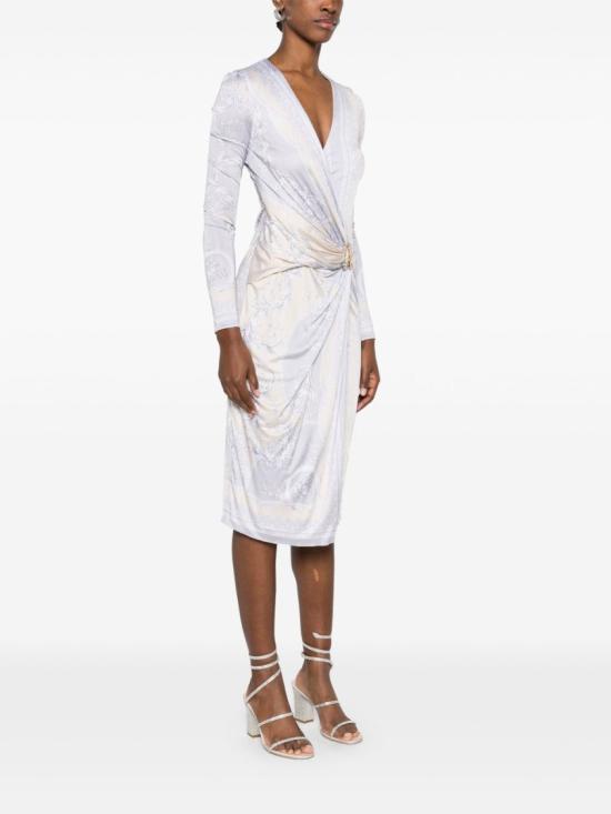 25SS 베르사체 롱 원피스 1018061 1A13871 5E450 Neutrals - VERSACE