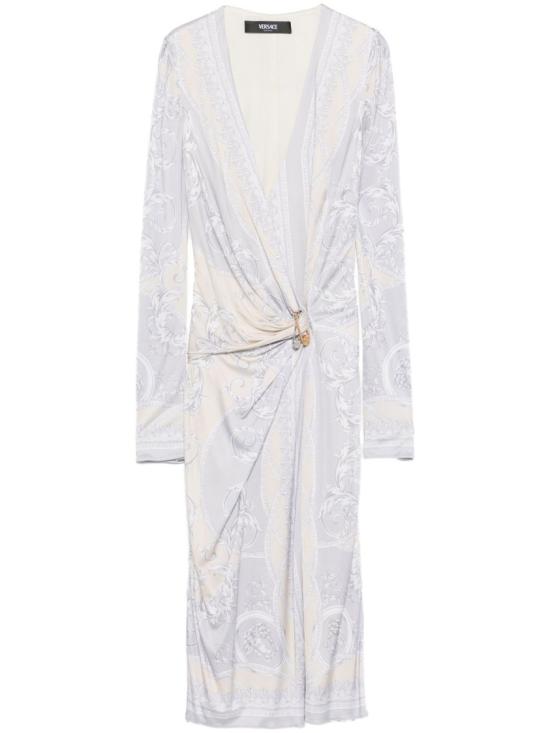 25SS 베르사체 롱 원피스 1018061 1A13871 5E450 Neutrals