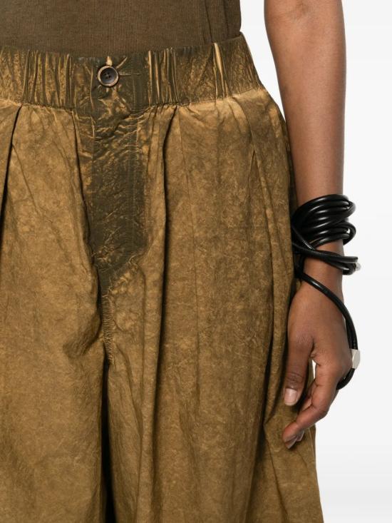 26SS 우마 왕 팔라초 팬츠 UP3021 UW240 Mustard - UMA WANG