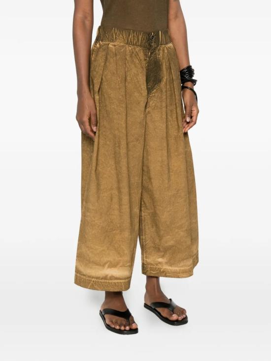 26SS 우마 왕 팔라초 팬츠 UP3021 UW240 Mustard - UMA WANG