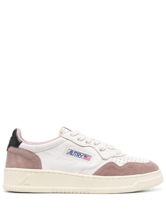  오트리 메달리스트 로우 레더 스니커즈 AULW GS20 White