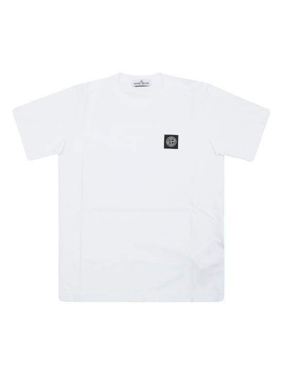 26SS [키즈] 스톤 아일랜드 티셔츠 L1S162100002S0047 V0001 BIANCO