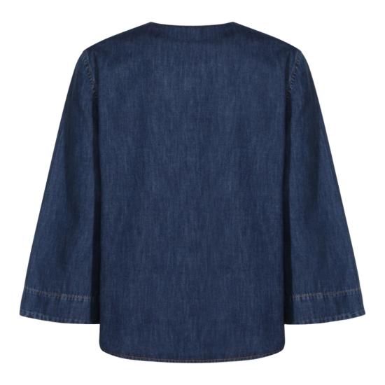 26SS 발렌티노 가라바니 데님 셔츠 8B3DB03L9YA558 Blue - VALENTINO GARAVANI