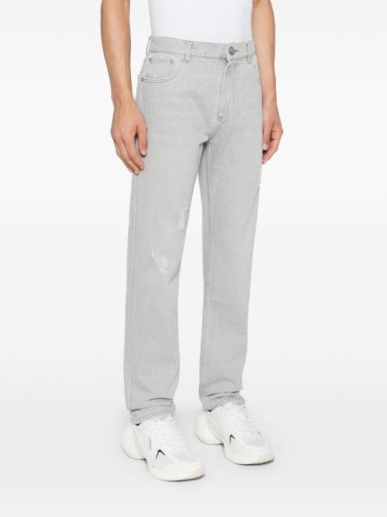  발망 데님 팬츠 DH0MI043DF12 9FK Grey - BALMAIN