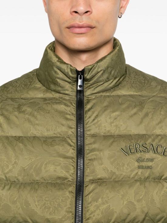  베르사체 숏패딩 1013537 1A11459 1GM10 Green - VERSACE