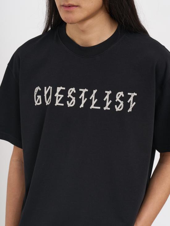 26SS 44레이블 반팔 티셔츠 NB0030556FA528P462 Black - 44 LABEL