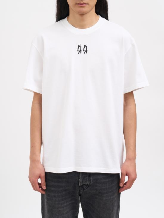 26SS 44레이블 반팔 티셔츠 NB0030556FA706P732 White