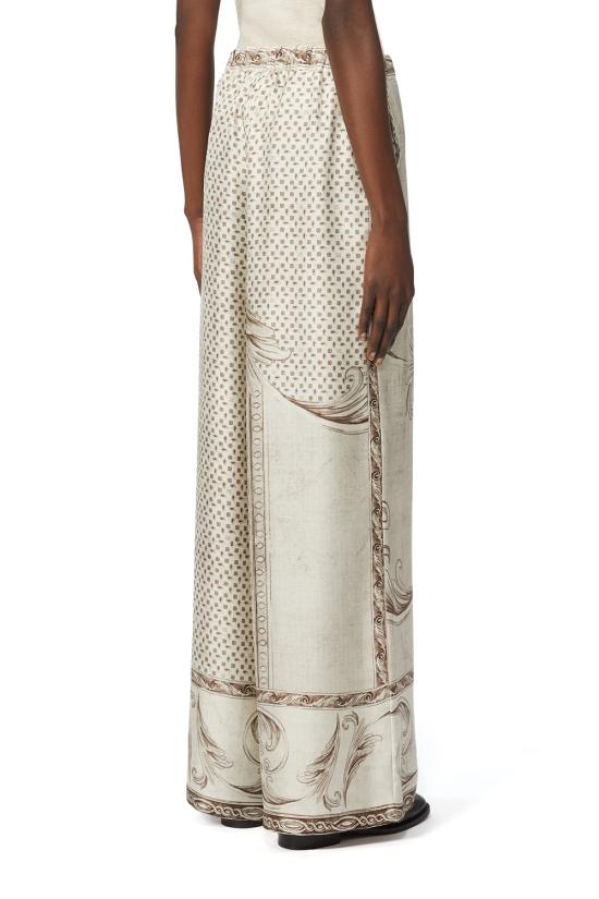 26SS 막스마라 스트레이트 팬츠 2611131121600 001 Ivory - MAX MARA