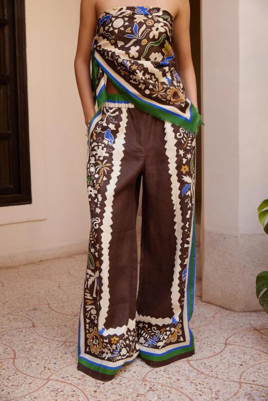 26SS 알레메 팔라초 팬츠 6136P MULTI MultiColour - ALEMAIS