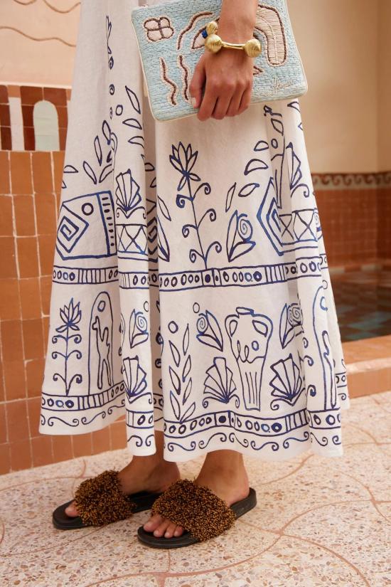 26SS 알레메 미디 원피스 6078D CREAM White - ALEMAIS