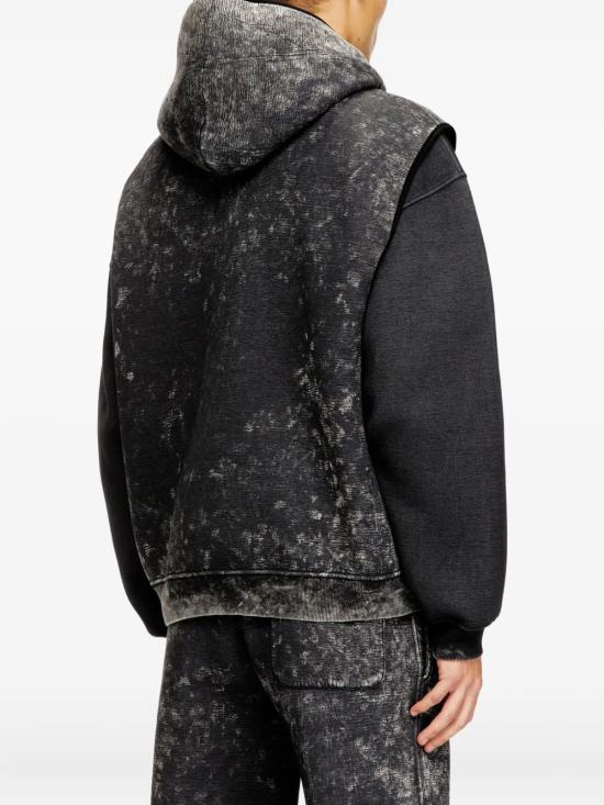 26SS 디젤 긴팔 티셔츠 A209240DCCK 02A Black - DIESEL