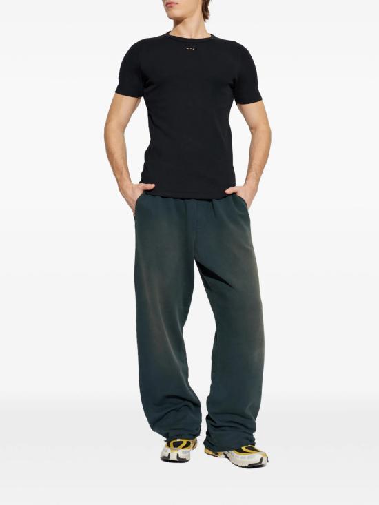 26SS 디젤 반팔 티셔츠 A200450EJAI 9XX Black - DIESEL