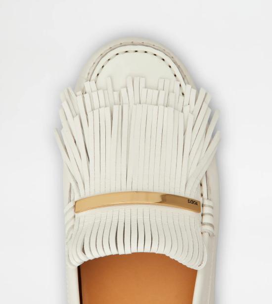 25FW 토즈 로퍼 XXW22L0JQ40UQVB015 White - TODS