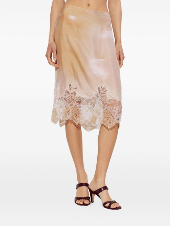 26SS 파비아나 필리피 미디 스커트 GND276F837 M104VR1 Memento rosae - FABIANA FILIPPI