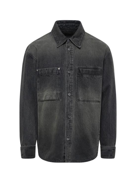 26SS 우영미 긴팔 셔츠 W261SH27 970B Black