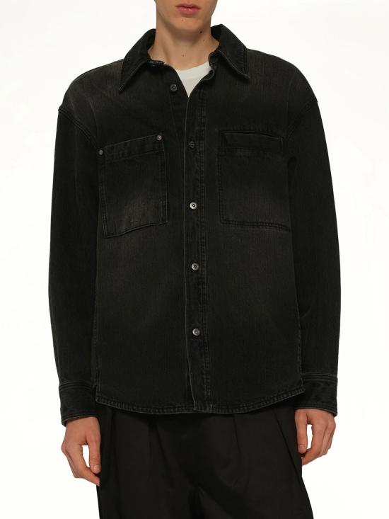 26SS 우영미 긴팔 셔츠 W261SH27 970B Black - WOOYOUNGMI