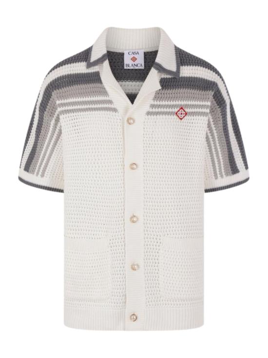 26SS 카사블랑카 반팔 셔츠 MSP26KW93301 WHITEGREY White