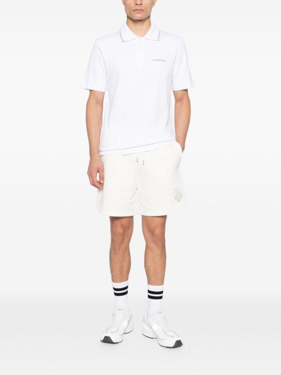 26SS 카사블랑카 반팔 티셔츠 MSP26JTP24301 TEXTUREDPIQUE White - CASABLANCA