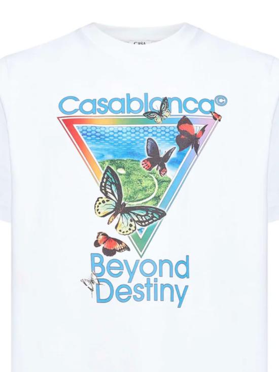 26SS 카사블랑카 반팔 티셔츠 MSP26JTS00116 BRIGHTWHITEJERSEY White - CASABLANCA