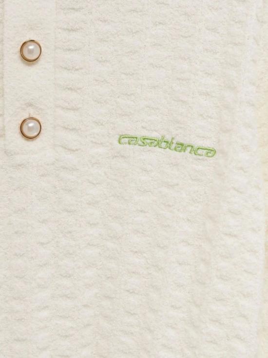 26SS 카사블랑카 반팔 티셔츠 MSP26KW121401 COTTONBLEND White - CASABLANCA