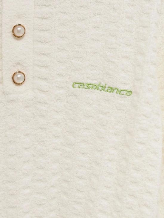 26SS 카사블랑카 반팔 티셔츠 MSP26KW121401 COTTONBLEND White - CASABLANCA