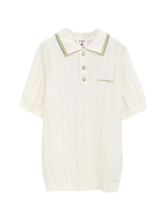 26SS 카사블랑카 반팔 티셔츠 MSP26KW121401 COTTONBLEND White - CASABLANCA