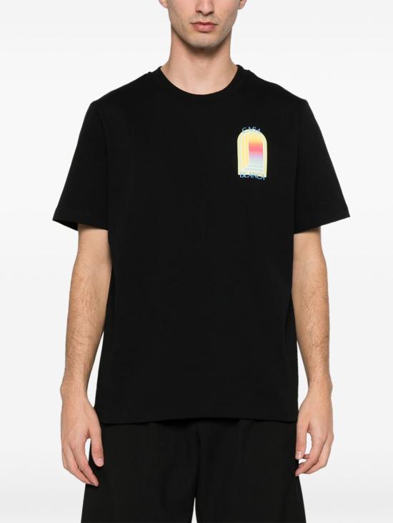 26SS 카사블랑카 반팔 티셔츠 MSP26JTS00114 BLACKJERSEY Black - CASABLANCA