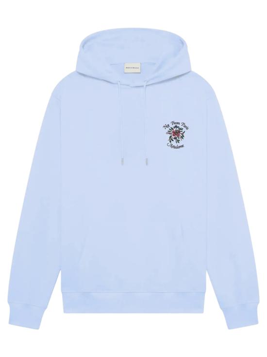 26SS 드롤드무슈 후드 티셔츠 JHO169 CO127LIGHTBLUE Blue