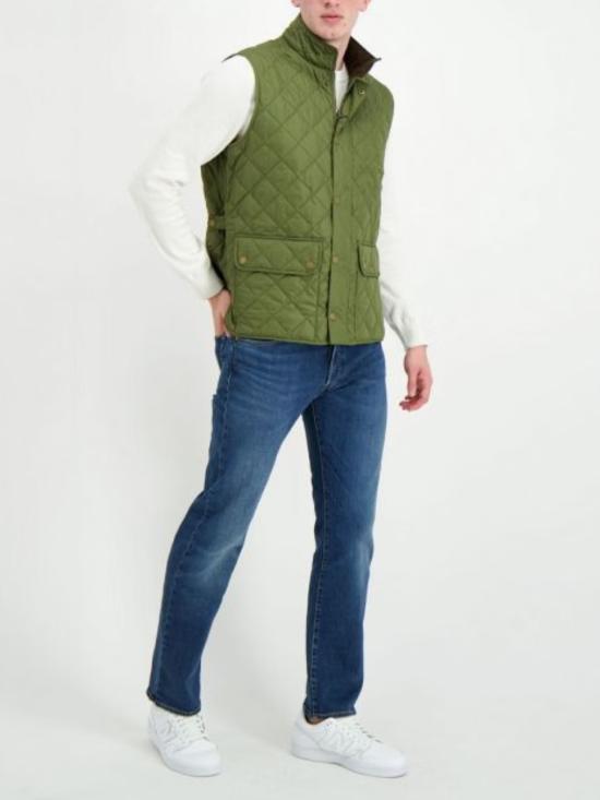 26SS 바버 니트 베스트 MGI0245 GN72 Green - BARBOUR