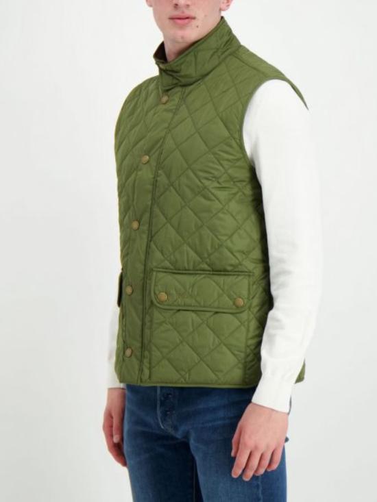 26SS 바버 니트 베스트 MGI0245 GN72 Green - BARBOUR
