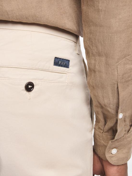 26SS 페이 스트레이트 팬츠 NTM8652187 TGURC205 Cream - FAY