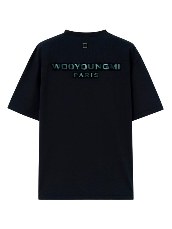26SS 우영미 반팔 티셔츠 W261TS09 704N Blue - WOOYOUNGMI
