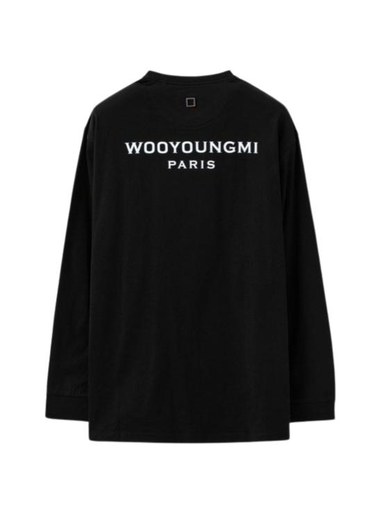 26SS 우영미 긴팔 티셔츠 W261TS51 713B Black - WOOYOUNGMI