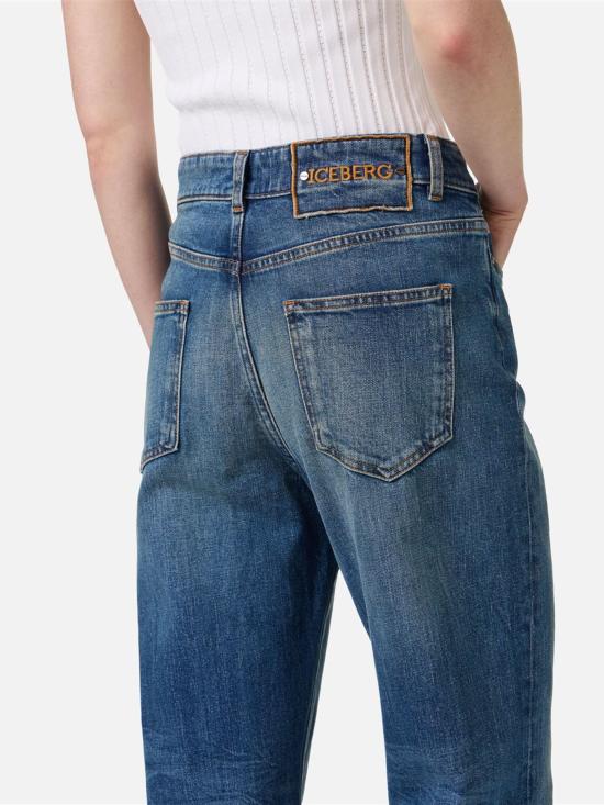 26SS 아이스 비 아이스버그 데님 팬츠 2FL2 02586001 Denim scuro - ICE B ICEBERG