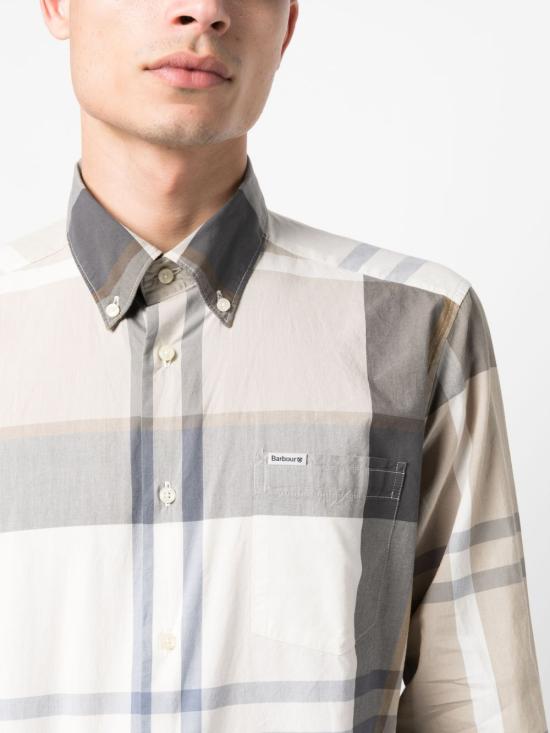 26SS 바버 긴팔 셔츠 MSH5071 TN88 Beige - BARBOUR