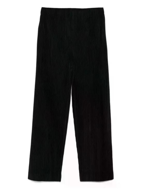 26SS 옴므 플리세 이세이 미야케 스트레이트 팬츠 HP66JF014 15 Black - HOMME PLISSE' ISSEY MIYAKE