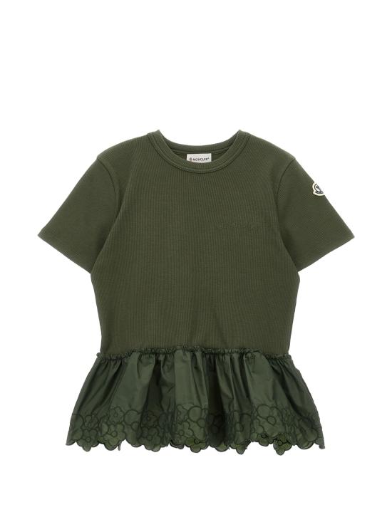 26SS [키즈] 몽클레어 티셔츠 L19548C00008 89AHP825 Green