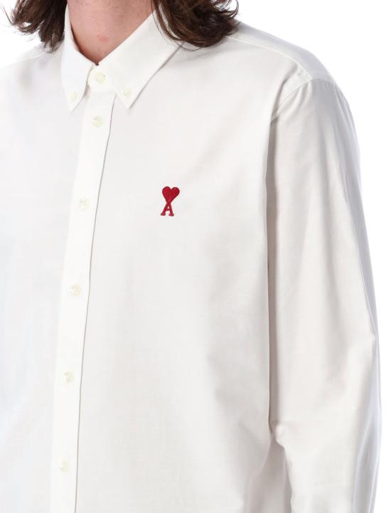 26SS 아미 반팔 티셔츠 BFUSH063CO0031 168 Bianco - AMI