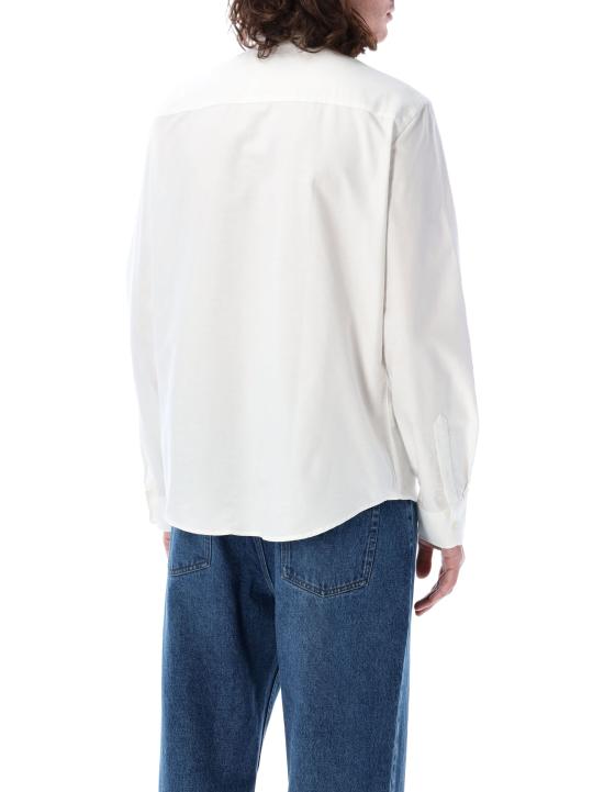 26FW 아미 ADC버튼 다운 셔츠 BFUSH063CO0031 168 BLANC NATUREL - AMI