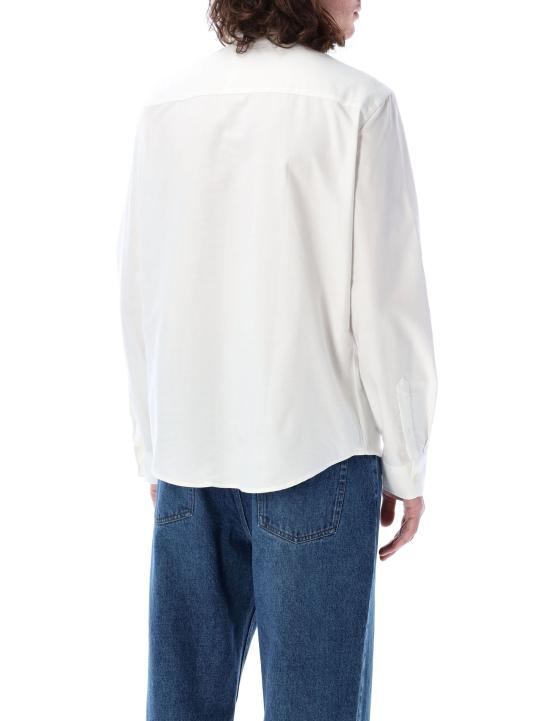 26FW 아미 ADC버튼 다운 셔츠 BFUSH063CO0031 168 BLANC NATUREL - AMI