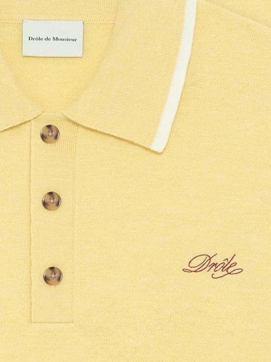 26SS 드롤드무슈 반팔 티셔츠 JPO194 WO007LIGHTYELLOW Yellow - DROLE DE MONSIEUR