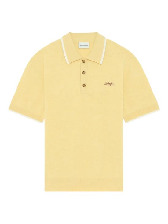 26SS 드롤드무슈 반팔 티셔츠 JPO194 WO007LIGHTYELLOW Yellow - DROLE DE MONSIEUR